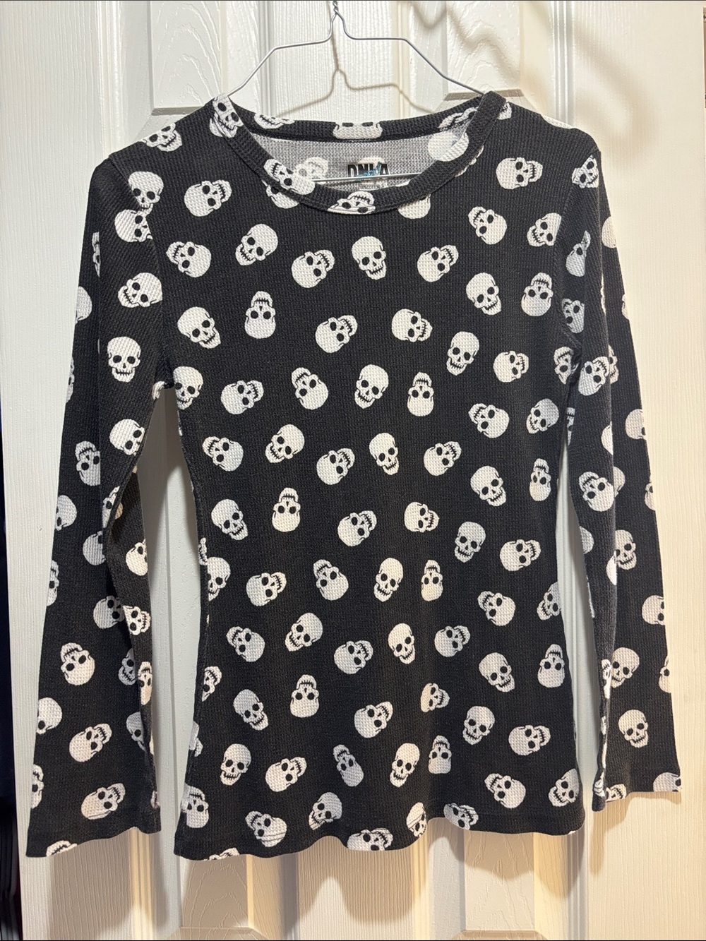 Long sleeve skull thermal size medium